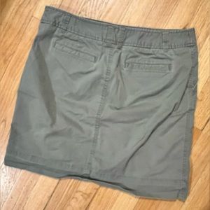 Green Khaki Skirt